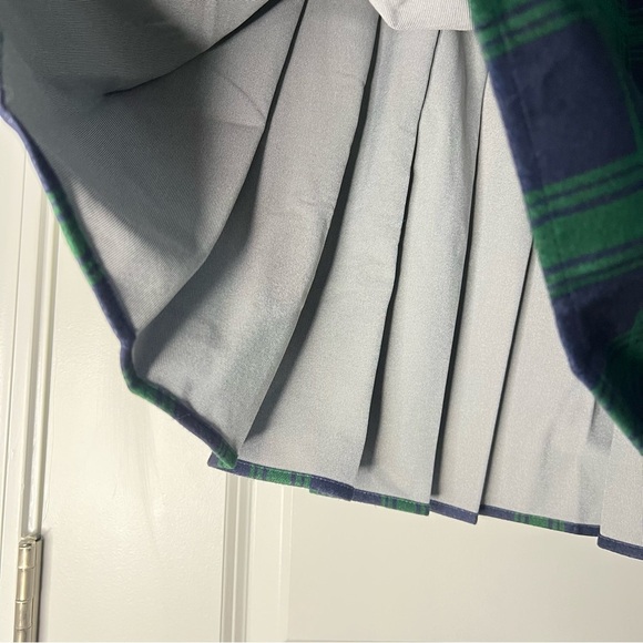 Green and Blue Plaid Women's Skirt Sz XL - Picture 3 of 6
